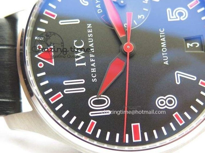 MIROTIME 0501 RelaxedFit Big Pilot Real PR IW500435 “Muhammad Ali” ZF Best Edition On Black Leather Strap A 7295